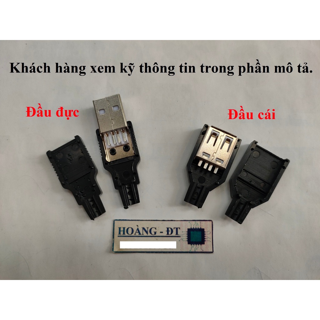 Đầu USB vỏ nhựa