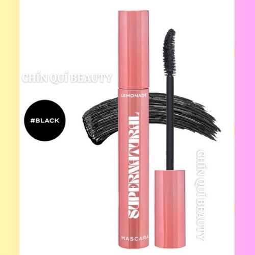 Mascara Làm Mi Cong Dày Lâu Trôi Lemonade Supernatural Mascara Black 7.5g