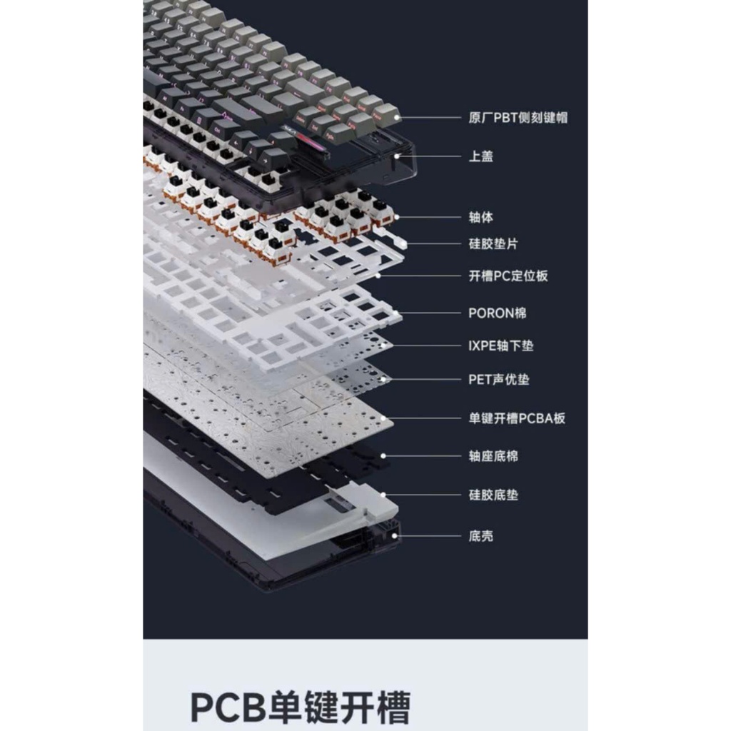 ( NEW) Bàn phím cơ không dây AULA F87 Mạch Xuôi /F87 / 3 mode/ hotswap/ LED RGB+Led Viền /Gasket mount | BigBuy360 - bigbuy360.vn