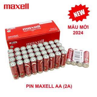 [Chính hãng] Hộp 40 Viên Pin AA Maxell 2A ( pin tiểu ) carbon Siêu Bền R6P (Đỏ) Maxell Super Power Ace
