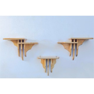 Bộ kệ bàn thờ lệch treo tường bằng gỗ thông - bàn thờ công giáo , trang trí bàn thờ