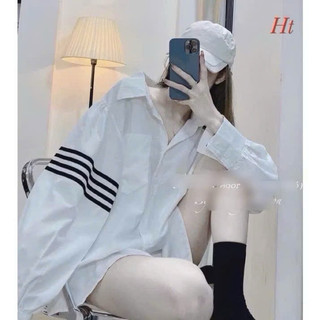 Áo sơ mi 4 sọc dài tay H2A588