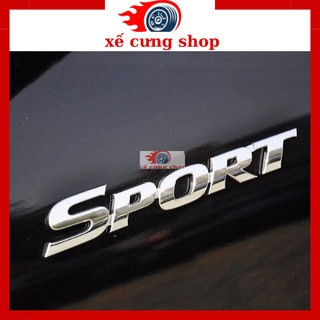 Chữ SPORT 3D Cá Tính Trang Trí Xe Hơi Giúp Chiếc Xe Của Bạn Thêm Mạnh Mẽ Nổi Bật
