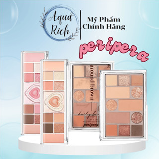 Bảng Màu Mắt 11 - 12 Ô Peripera Ink All Take Mood Technique Palette [Around Brown - Shall We Cherry - My Autumn Mood]