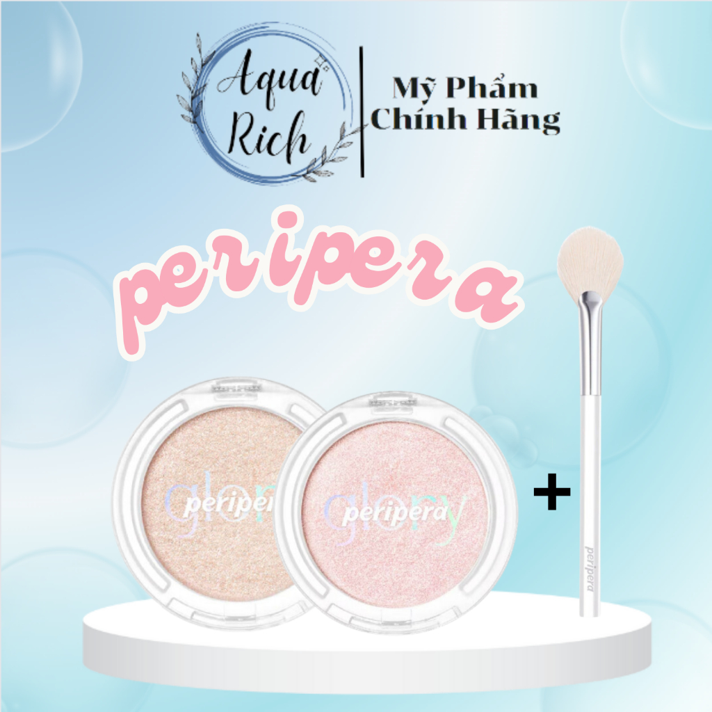[Kèm Cọ] Phấn Bắt Sáng Ink Peripera Pure Glory Highlighter Set - 01 Day Glory - 02 Night Glory
