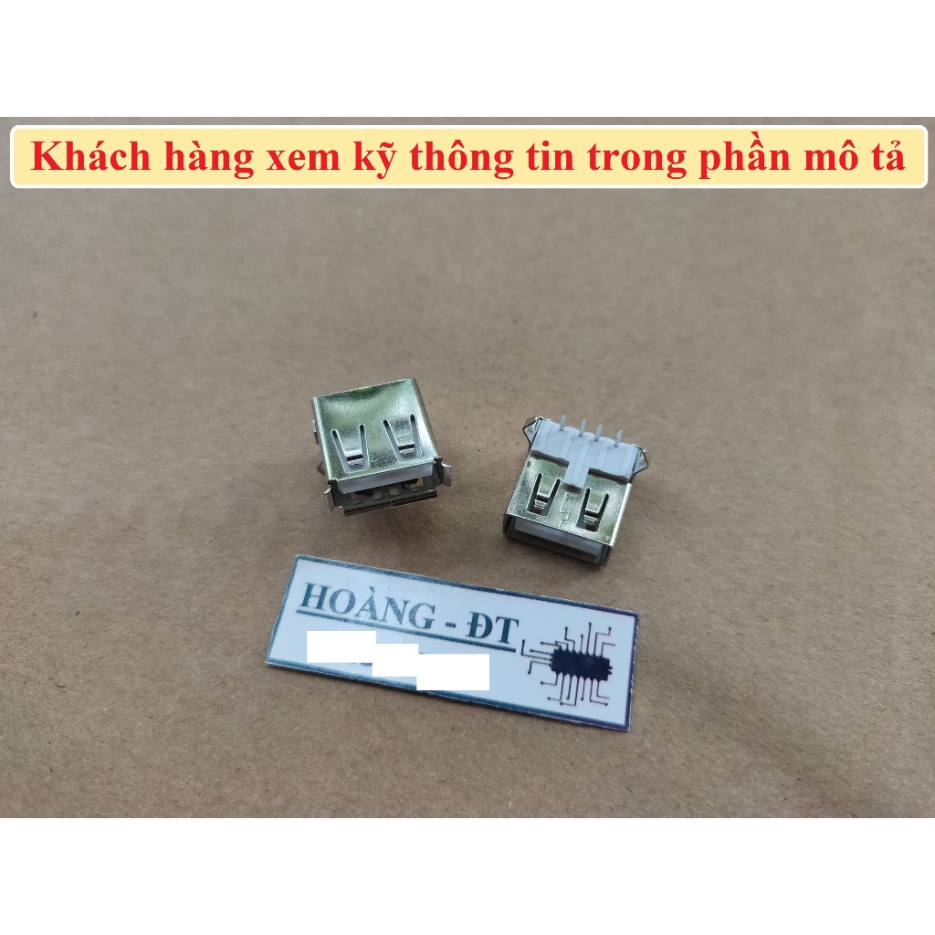 [Đồng] Đầu USB cái 2.0 kiểu A