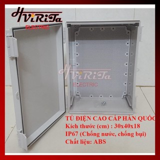 Tủ điện nhựa ABS, tủ kỹ thuật chống nước 30x40x20