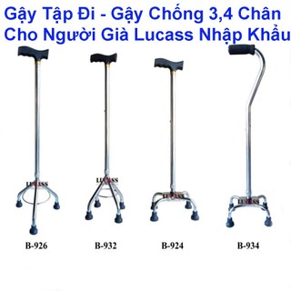 Gậy Chống 4 Chân Cho Người Già Lucass
