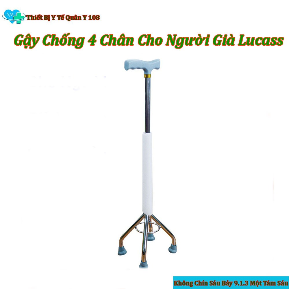 Gậy Chống 4 Chân Cho Người Già Lucass