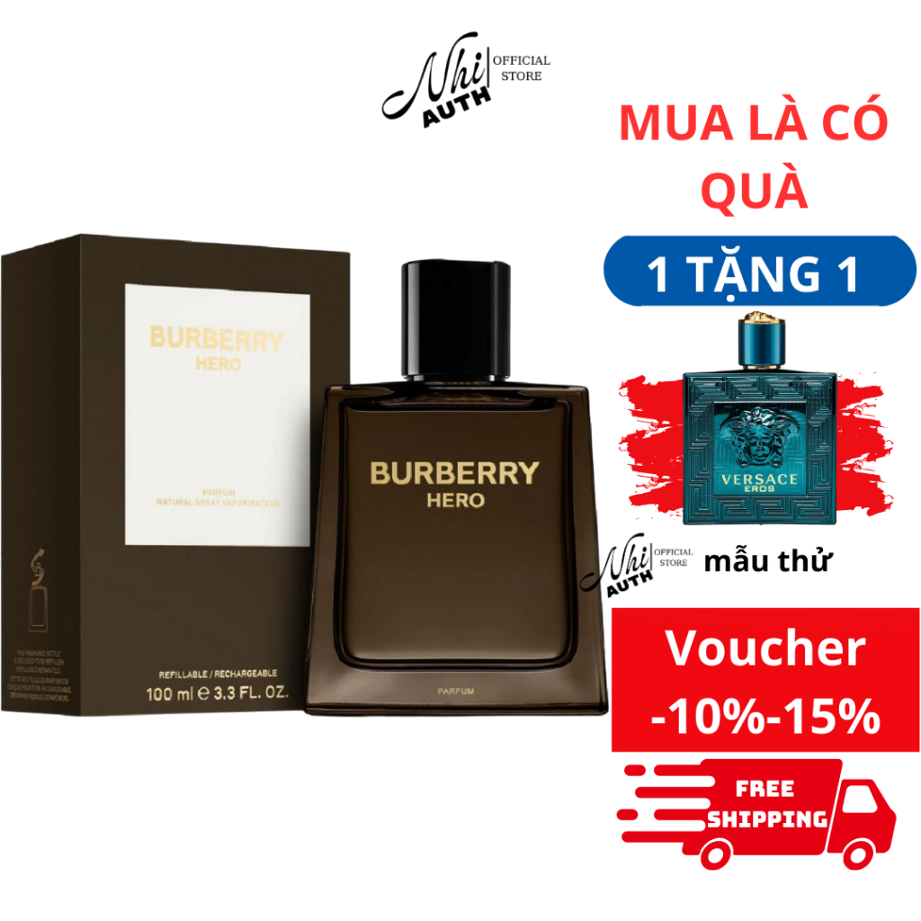 Nước Hoa Nam Burberry Hero Parfum 100ml Auth (nguyên seal)