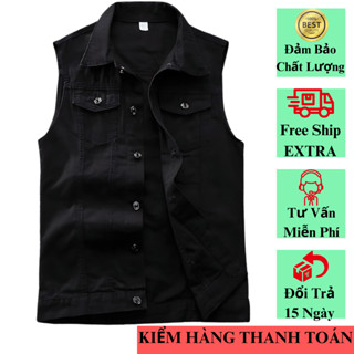 Áo gile bò nam phong cách cá tính form ôm cho mùa hè năng động N46