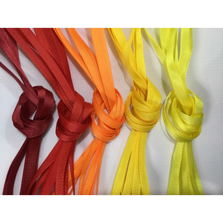 BÓ 5 MÉT Ruy băng gân bản nhỏ loại 5mm - 6mm [23 MÀU] [nguyên liệu handmade]