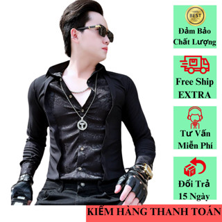Áo sơ mi nam tạo kiểu độc đáo trẻ trung năng động dáng body 1 siêu phẩm cho phái mạnh H90