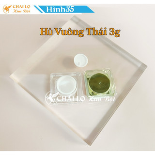 LỌ MỸ PHẨM VUÔNG THÁI 3g