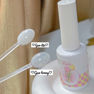 Sơn gel nước gạo Nabi màu thông dụng gạo đục, gạo trong 12ml ( vỏ lọ thay đổi theo đợt )
