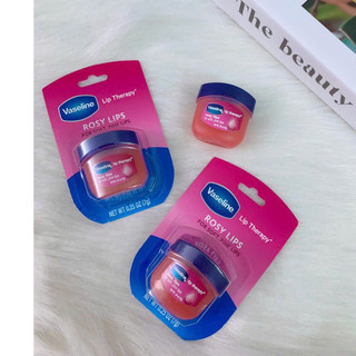 Dưỡng môi Vaseline Rosy Lips/Dry Lips Therapy- Tẩy da chết môi Bubi Unpa