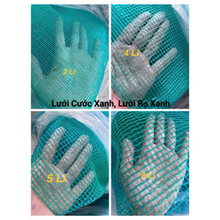 Lưới Cước Xanh, Lưới Rọ Xanh Cao 0.7m, 0.8m, 1m, 1m2, 1m5, 2m Ô Lưới 2Li, 4Li,5Li, 8Li
