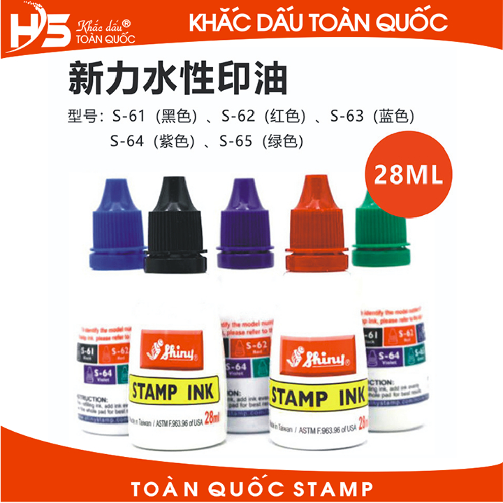 Mực dấu Chính hãng Shiny (28ml/chai)