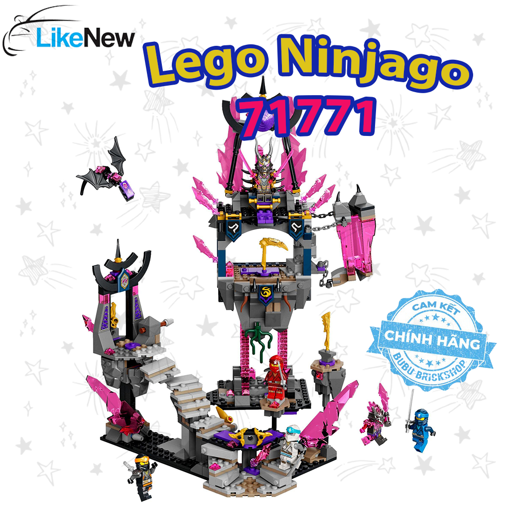 (Đã sử dụng) Lego Ninjago 71771 - The Crystal King Temple - Bộ xếp hình Lego Đền pha lê
