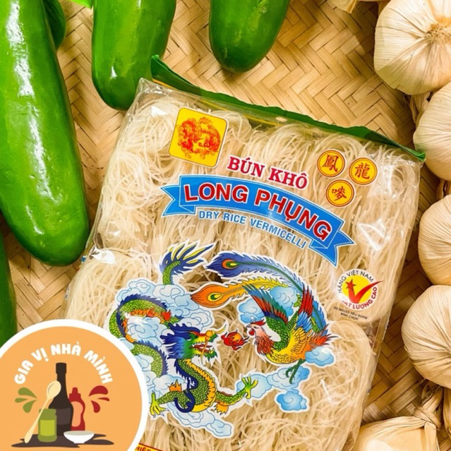 BÚN GẠO KHÔ LONG PHỤNG 400GR-500GR