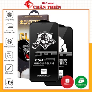 Kính cường lực iphone 15 pro max 17 pro 16 pro max 16e 14 pro max 7 8 Plus xsmax xr 11 13 promax 12 14 full màn 3d trơn
