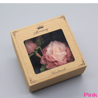 Hộp đựng cài áo cao cấp nâu kraft Kích thước: 10*10cm* cao 5cm đựng phụ kiện trang sức, quà tặng, gói quà