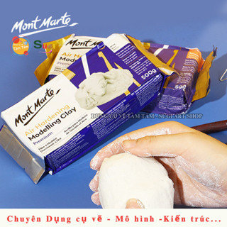 [ Sugi Art shop] Đất sét tự khô kèm dụng cụ Mont Marte, Premiium Air Hardening Modelling Clay Mont Marte