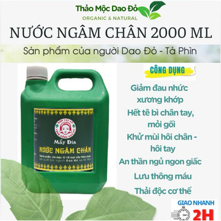 Nước Ngâm Chân Dao Dỏ Mẩy Đia Can 2000ml