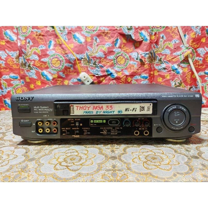 Siêu phẩm đầu máy băng VHS SONY SLV-KF300/điện 220v