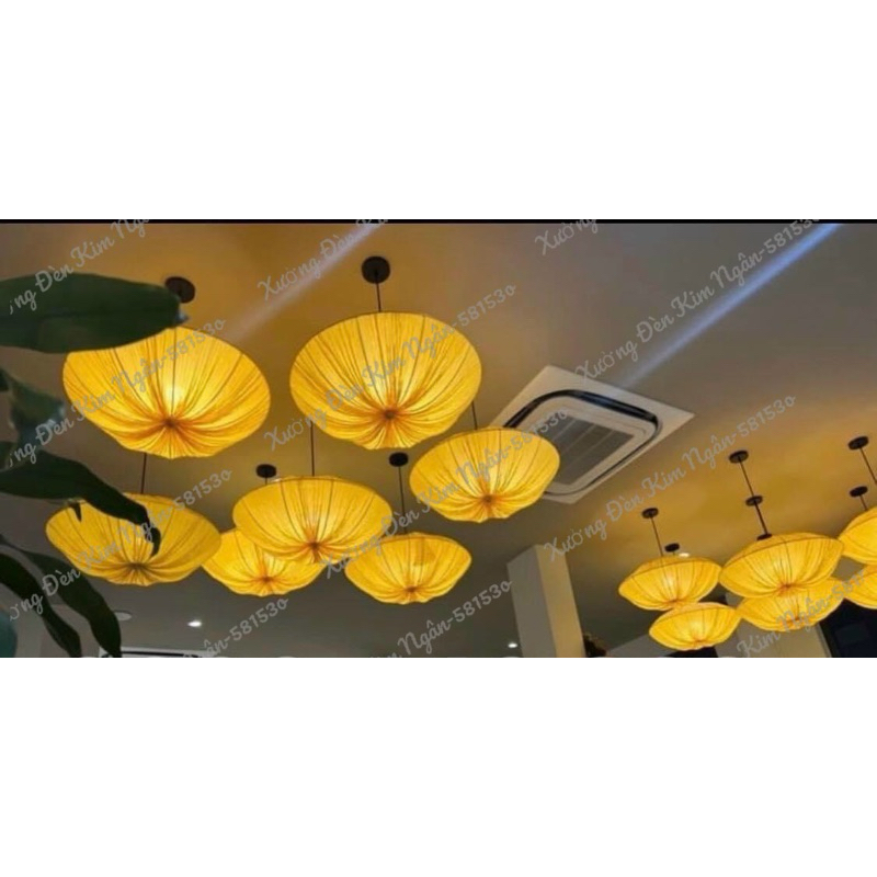 Đèn Lồng Lá Sen 40cm/50cm Trang Trí Nhà Cửa