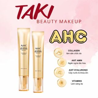 Kem Dưỡng Mắt Chống Nhăn Giảm Thâm AHC Age Defense Real Eye Cream Vàng 40ml