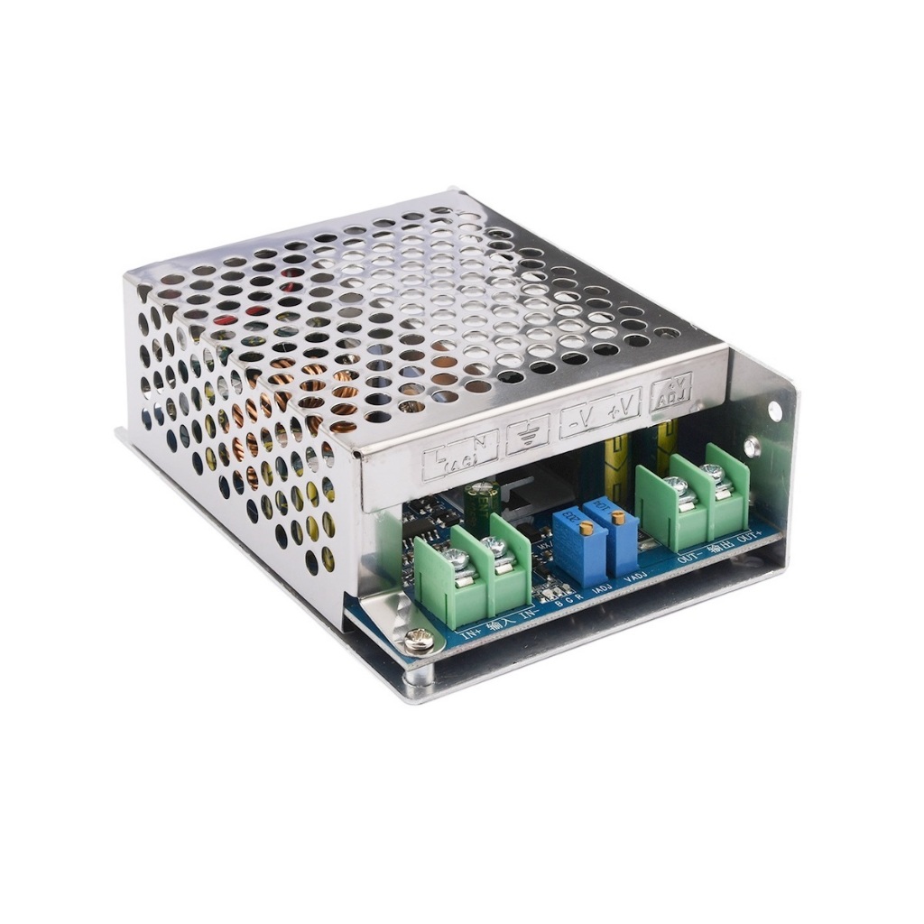 Mạch Buck Hạ Áp DC – DC 72V 60V 48V Sang 36V 24V 19V 12V 20A 600W Có Chỉnh Dòng Vỏ Kim Loại