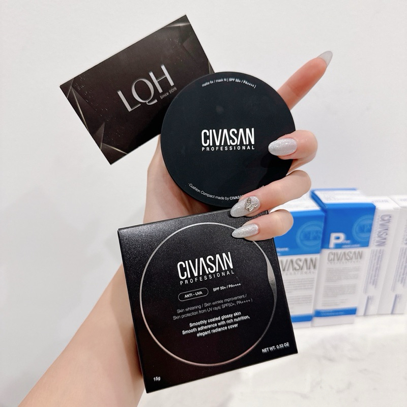 Phấn nước Civasan Cushion Compact Matte Fix SPF50+/PA++++