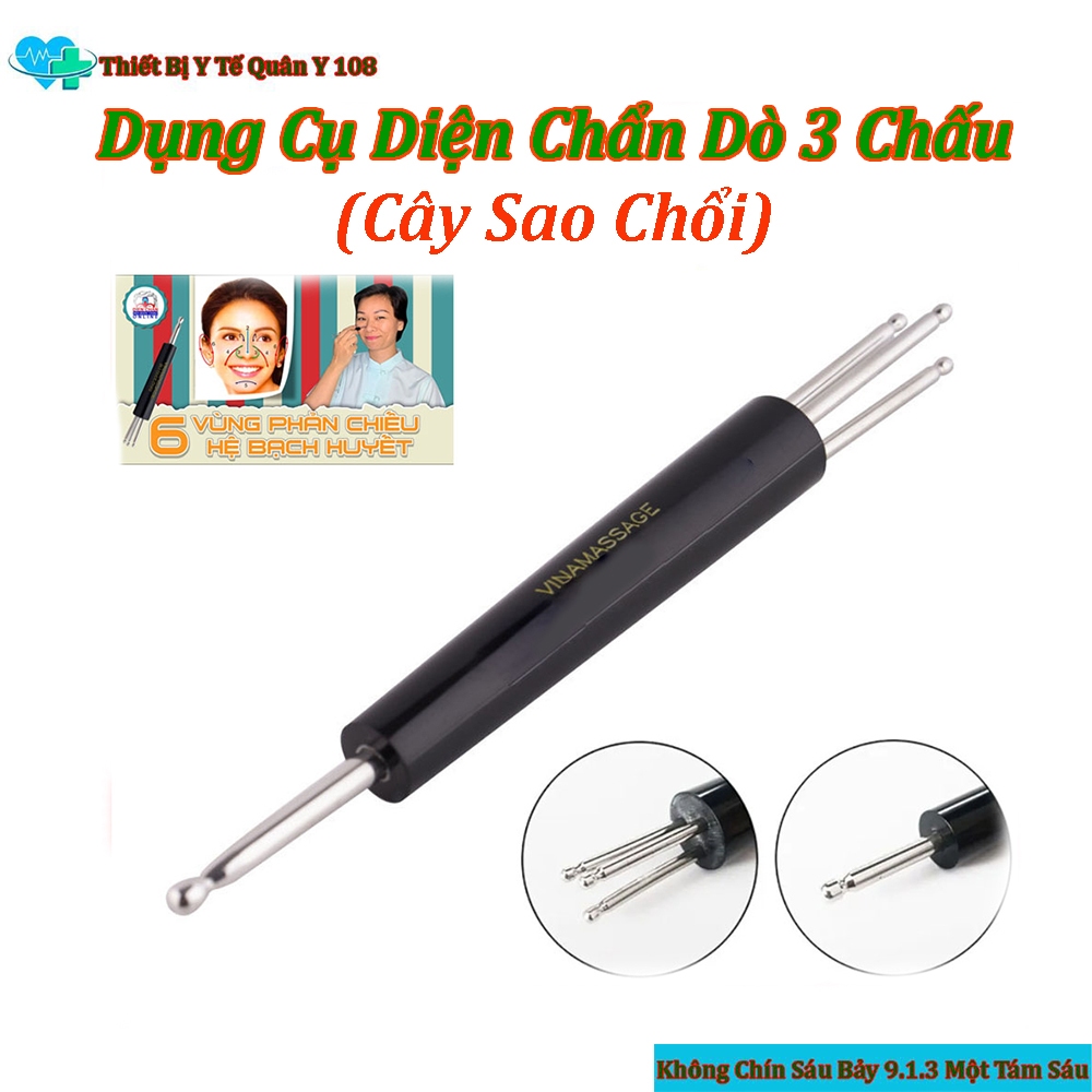 Dụng Cụ Diện Chẩn Dò Ba Chấu ( Cây Sao Chổi)