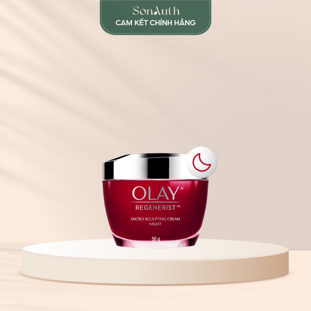 [Đỏ] Kem dưỡng Olay Regenerist Micro-Sculpting Cream Night 50g