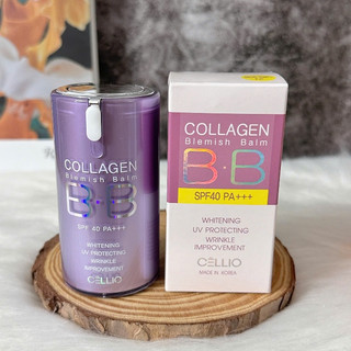 CELLIO Kem nền Collagen Blemish Balm BB 40ml / Kem chống nắng Collagen