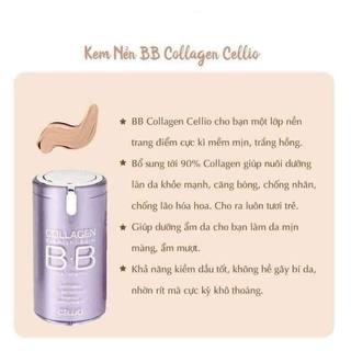 CELLIO Kem nền Collagen Blemish Balm BB 40ml / Kem chống nắng Collagen