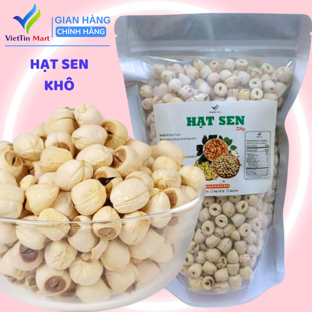 Hạt Sen Khô Đồng Tháp Viettin Mart 500G