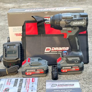  Máy Siết Bulong Drama Xám Mod.5598 Lực Siết 800N.m Đầu 1 2 Bảo Hành 6 Tháng 