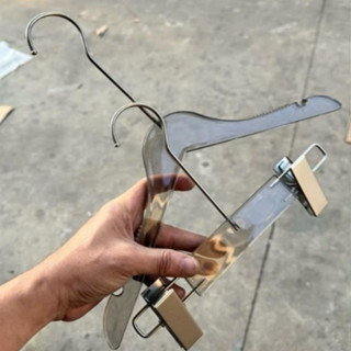 Combo 10 móc mika và kẹp mika trẻ em treo quần áo nhựa thân thiện sang trọng - sada shop 06