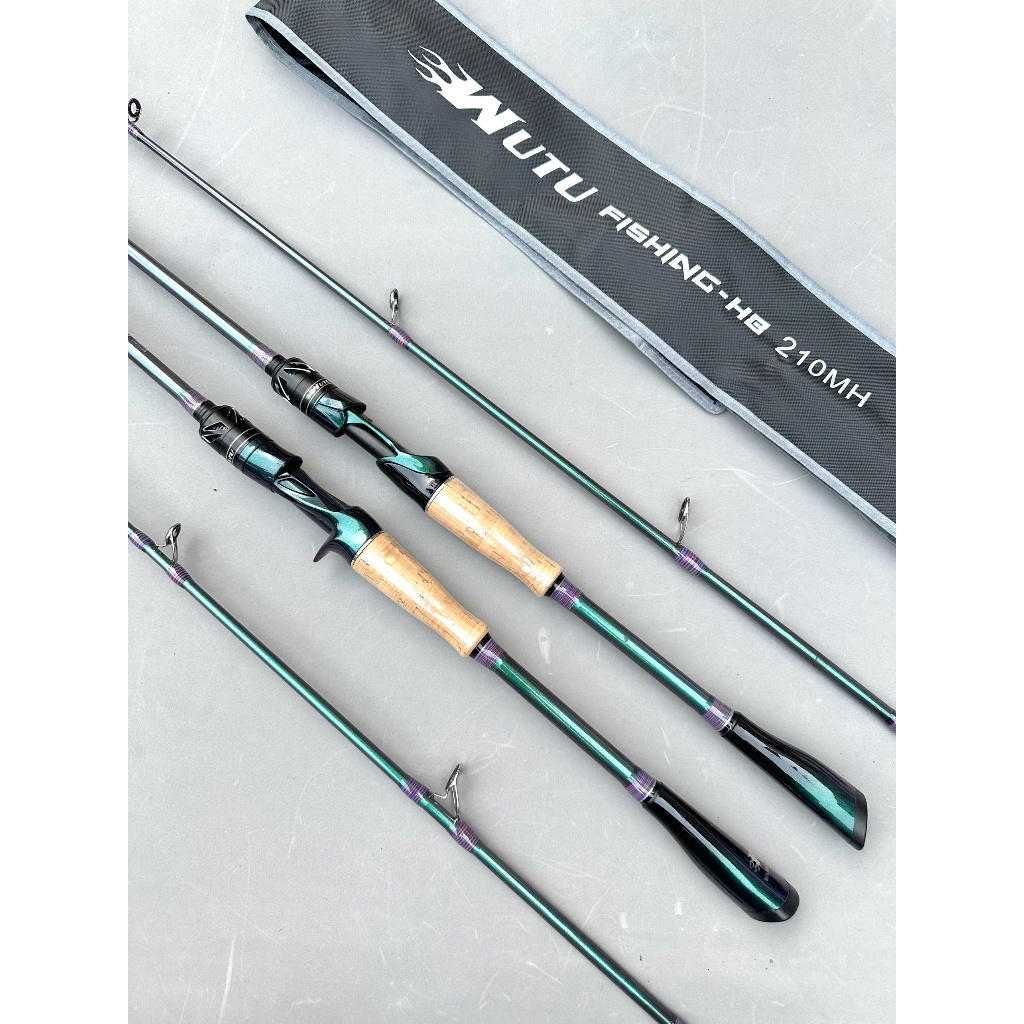  Cần Câu WuTu Fishing - H8 Độ Cứng MH Màu Ánh Tím - H8 