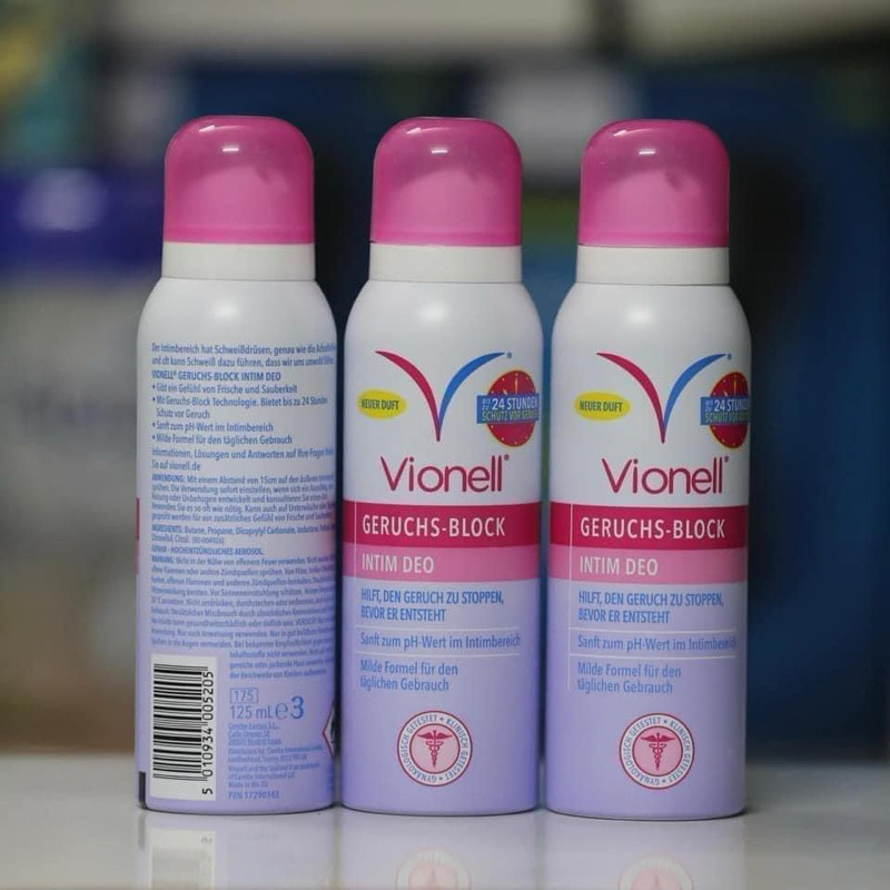 Hàng Đức Xách Xịt thơm vùng kín Vionell