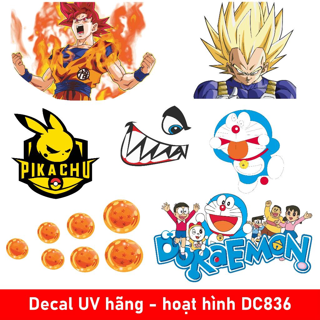 [ DC836 ] Decal UV hãng - hoạt hình cho mô hình tỉ lệ 1:64 dán tất cả nền màu Autono1