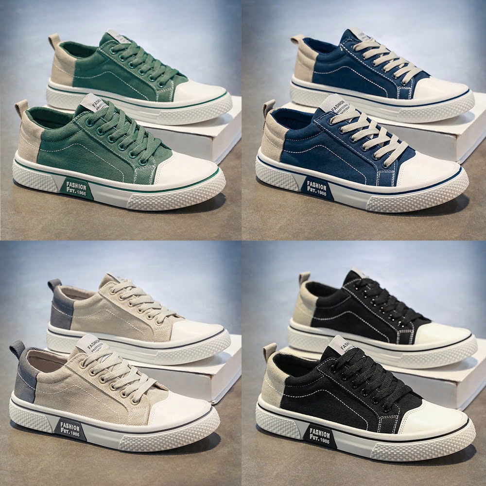 Giày Nam, Giày Sneaker Nam Cổ Thấp Phong Cách Hàn Quốc - K22