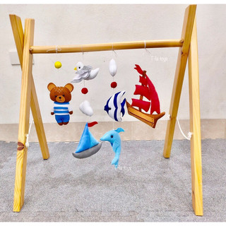 Kệ chữ A handmade cho trẻ sơ sinh