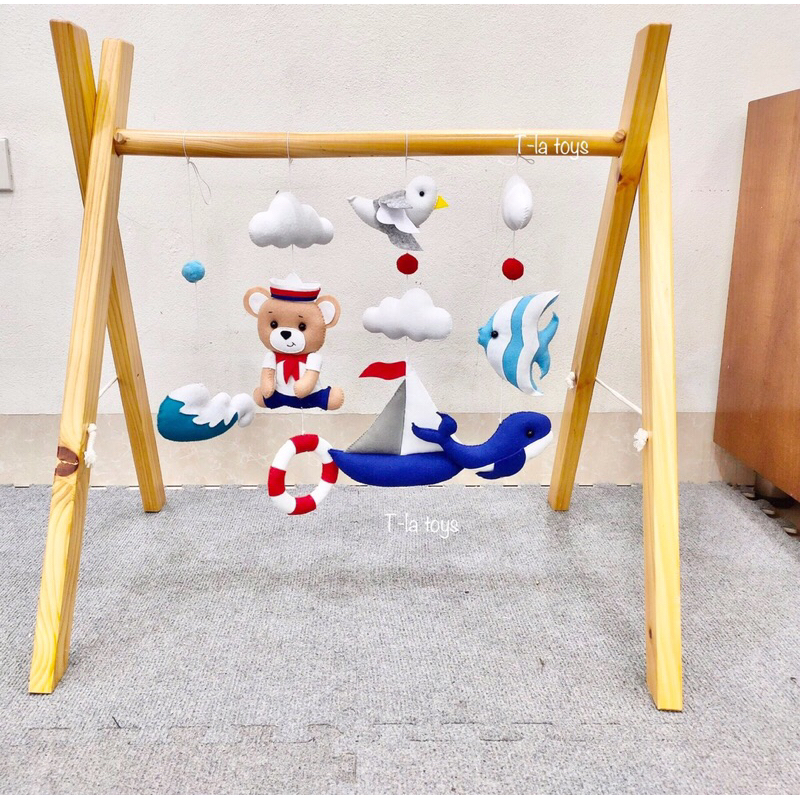 Kệ chữ A handmade cho trẻ sơ sinh