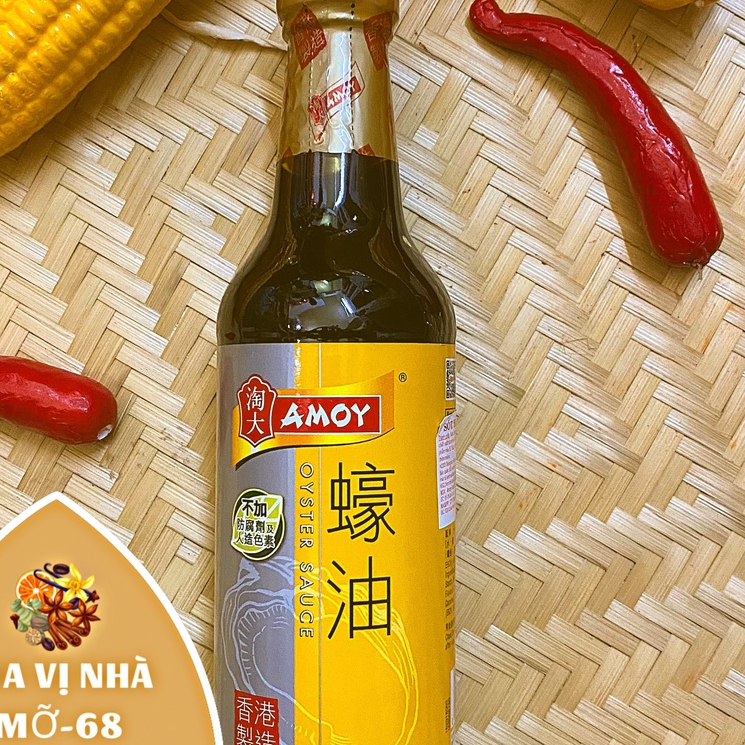 Dầu hào Amoy (AMOY OYSTER SAUCE)- chai 555gr