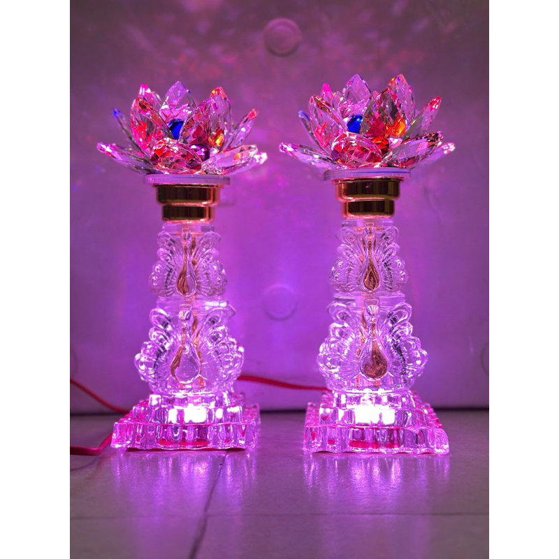 ĐÈN THỜ PHA LÊ CAO CẤP 1023 ( 24 cm ) 1 CẶP