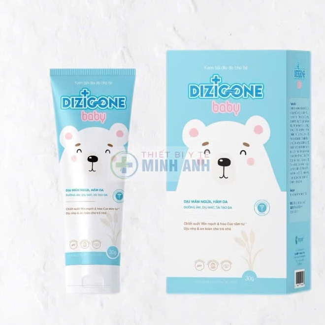 Kem Dizigone Baby - Dịu mẩn ngứa, ngừa hăm da, bảo vệ và phục hồi da bé - Tuýp 30g