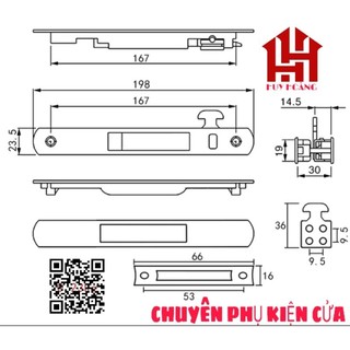 Chốt Sập Chìa Cho Cửa Lùa Nhôm Xinfa Hàng KINLONG Chính Hãng